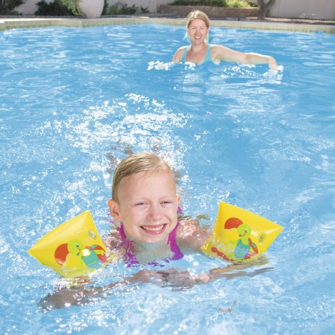 Bestway 32043 RĘKAWKI DO NAUKI PŁYWANIA ŻÓŁWIKI 23cm x 15cm