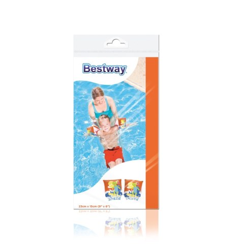 Bestway 32043 RĘKAWKI DO NAUKI PŁYWANIA ŻÓŁWIKI 23cm x 15cm
