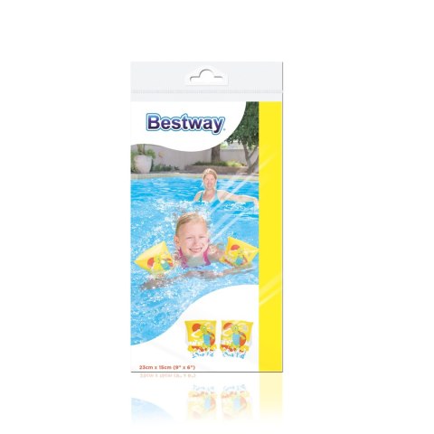 Bestway 32043 RĘKAWKI DO NAUKI PŁYWANIA ŻÓŁWIKI 23cm x 15cm