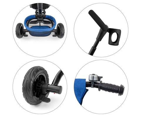 Rowerek Trójkołowy Stanley Rubber Navy