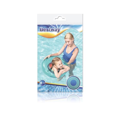 Bestway 36022 KÓŁKO DO PŁYWANIA PRZEŹROCZYSTE 51cm POMARAŃCZOWE