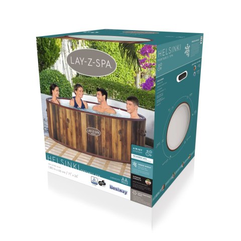Bestway 60025 Lay-Z-Spa 1.80m x 66cm HELSINKI AIRJET