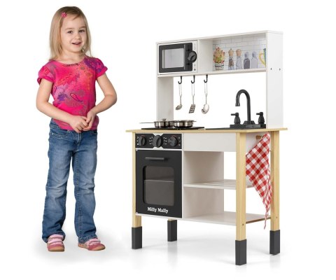 Milly Mally Drewniana kuchnia Astrid Black