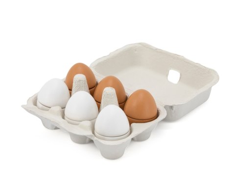 Viga 44752 Drewniany zestaw do krojenia 6 jajek w wytłoczce