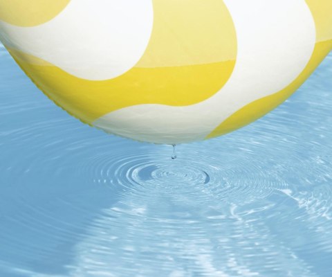 Bestway 32298 Siedzisko do nauki pływania Kwadrat Swim Safer Comfort Plush Zółte fale 76cm x 76cm