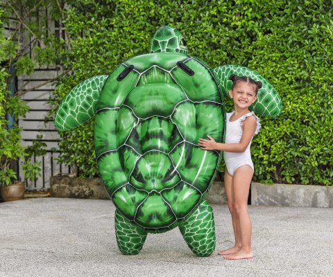 Bestway 41524 Dmuchany Żółw materac z uchwytami 1.50m x 1.45m