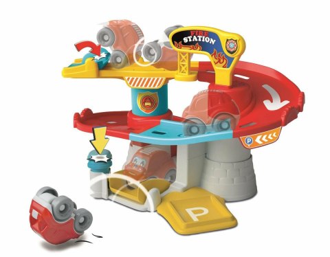 Clementoni Remiza Straż pożarna z torem i przewrotny samochodzik 17578
