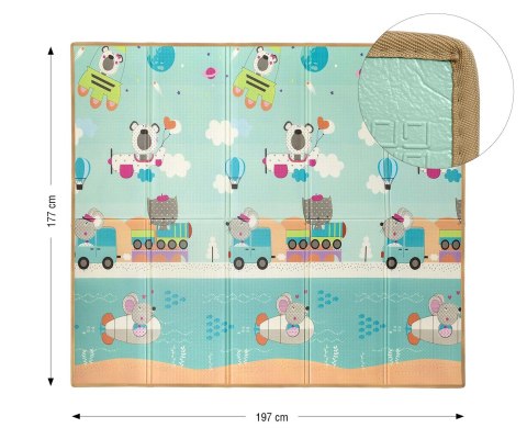 Milly Mally Mata piankowa składana Play Circus and Travel T1