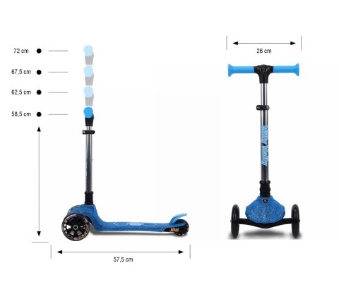 Milly Mally Scooter Jelly Blue