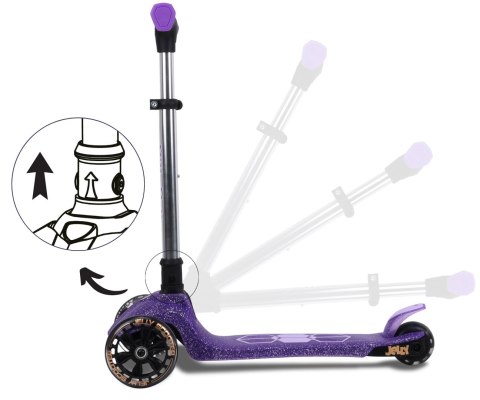 Milly Mally Scooter Jelly Violet