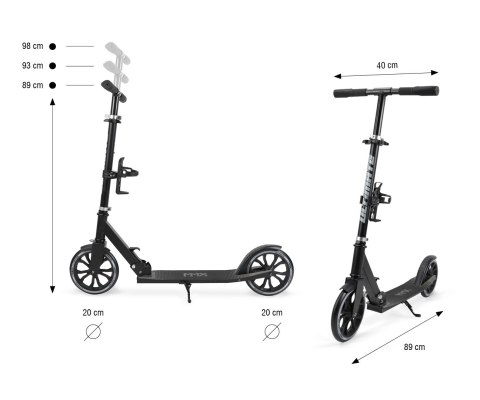Milly Mally Scooter Ultimate Black