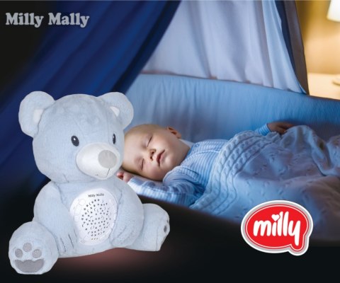 Milly Mally Zabawka pluszowa z Projektorem Milly Bear Blue