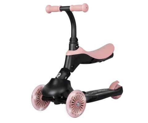 Qplay Hulajnoga Sema Evo 3w1 Coral Pink