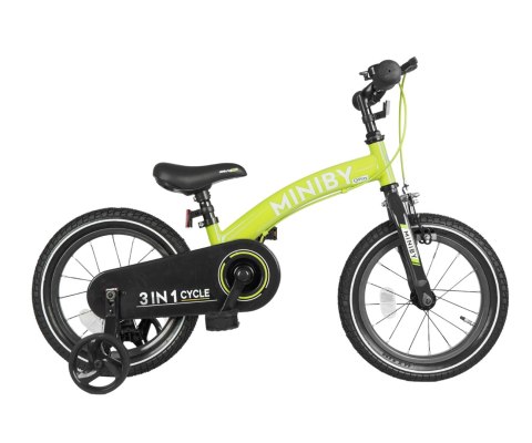 Qplay Rowerek Dziecięcy - Rowerek Biegowy Miniby 14 cali Green