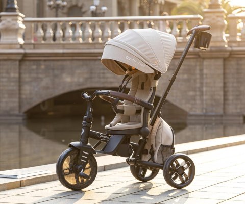 Qplay Rowerek Trójkołowy Comfo Max Beige