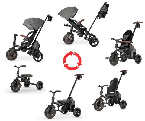 Qplay Rowerek Trójkołowy Comfo Max Grey