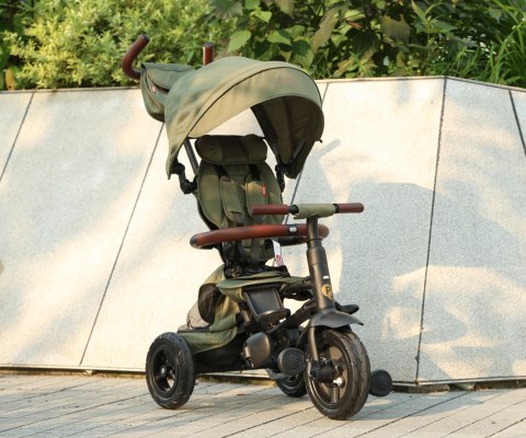 Qplay Rowerek Trójkołowy Rito Deluxe Rubber Olive