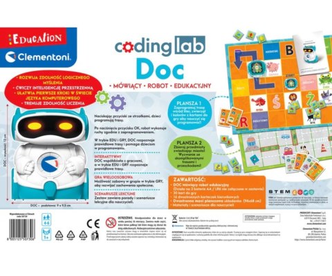 Clementoni Gry Edukacyjne 50730 Edukacyjny Robot Doc