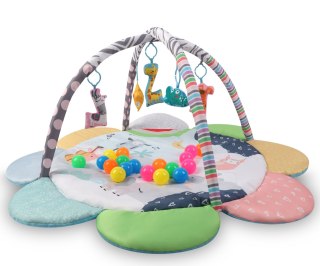 TinyMini JL639-2A Mata edukacyjna 2w1 Kwiat Zoo