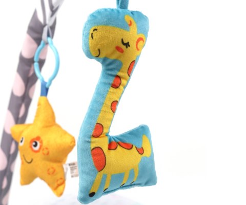 TinyMini JL639-2A Mata edukacyjna 2w1 Kwiat Zoo