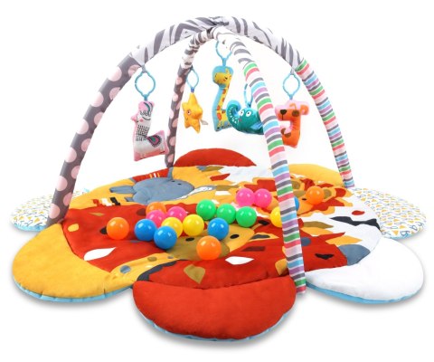 TinyMini JL639-2B Mata edukacyjna 2w1 Kwiat Safari