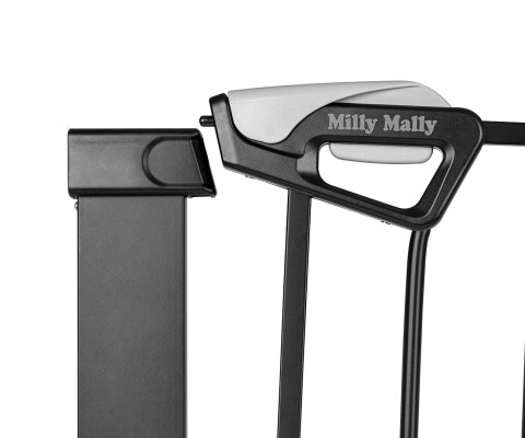 Milly Mally Bramka zabezpieczająca Barierka na schody z rozszerzeniami Guardy 104 Black